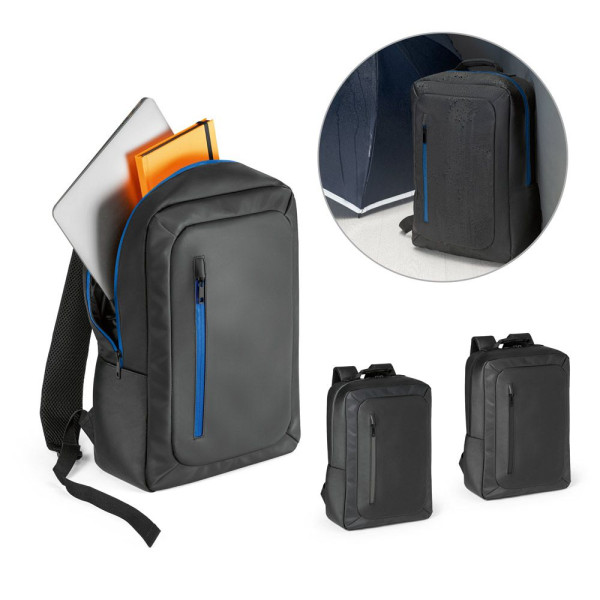 Sac à dos pour ordinateur portable 15" en polyester recyclé 600D - BCM Goodies