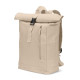 Sac à dos à enroulement en coton recyclé et polyester recyclé SAINT - Sac publicitaire durable et responsable - BCM Goodies