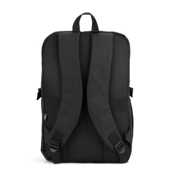 UDINE. Sac avec un compartiment à ouverture complète en polyester recyclé haute densité 300D 16 pouces
