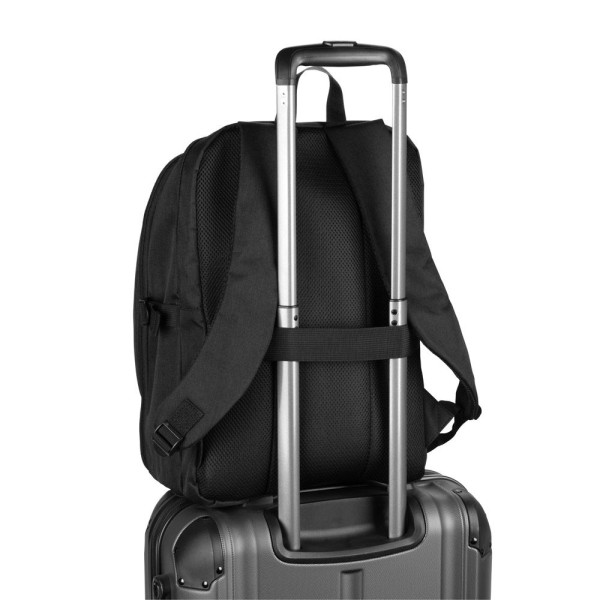UDINE. Sac avec un compartiment à ouverture complète en polyester recyclé haute densité 300D 16 pouces