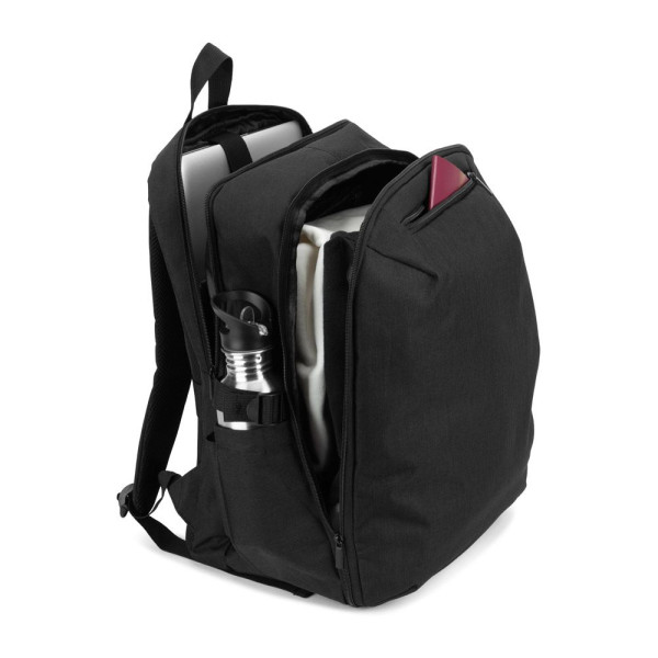 UDINE. Sac avec un compartiment à ouverture complète en polyester recyclé haute densité 300D 16 pouces