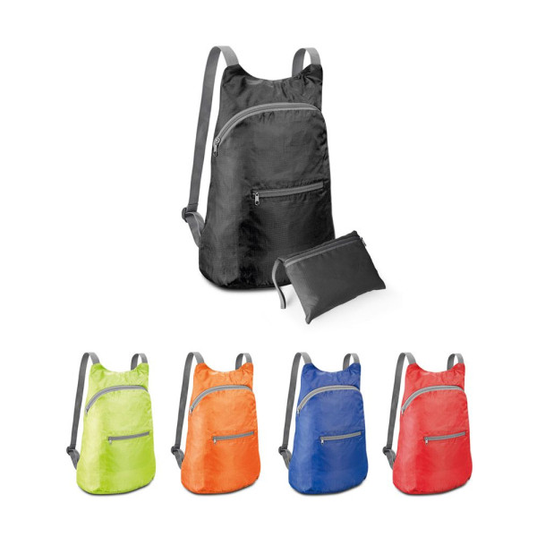 Sac à dos pliable en polyester 210D ripstop BARCELONA - BCM Goodies