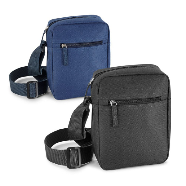 Sac à bandoulière LAHORE en polyester 600D personnalisable pour entreprises - BCM Goodies