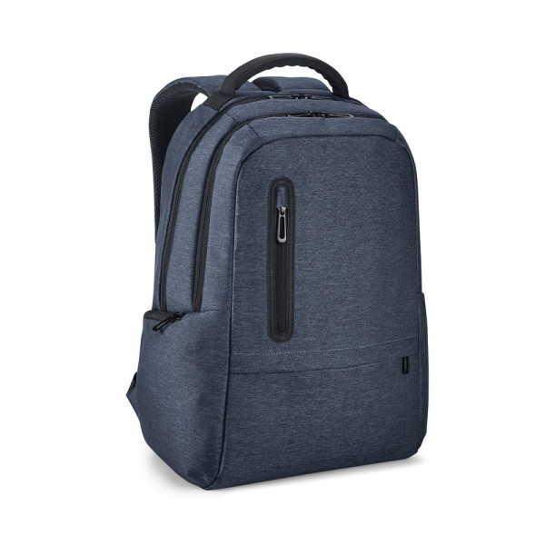 Sac à dos pour ordinateur portable 17 BOSTON en Nylon 2Tone imperméable - Accessoire professionnel personnalisable