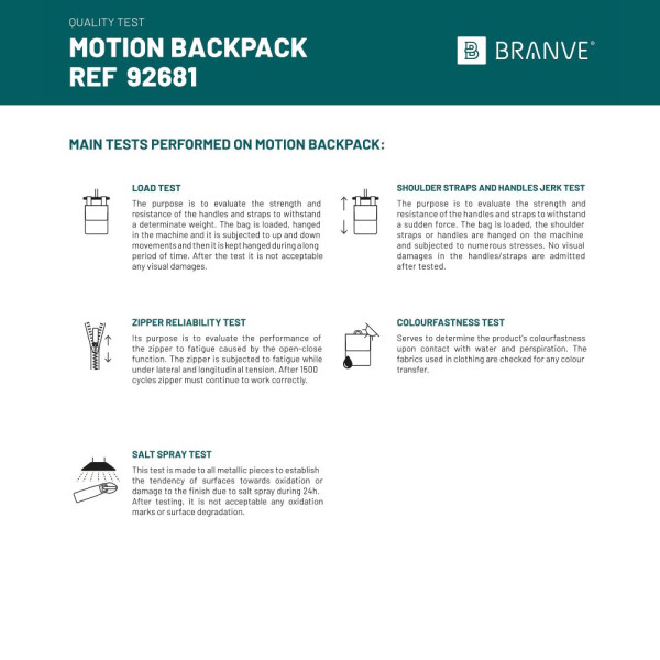 Sac à dos Motion Backpack en polyester sergé 600D pour objets publicitaires personnalisés | BCM Goodies