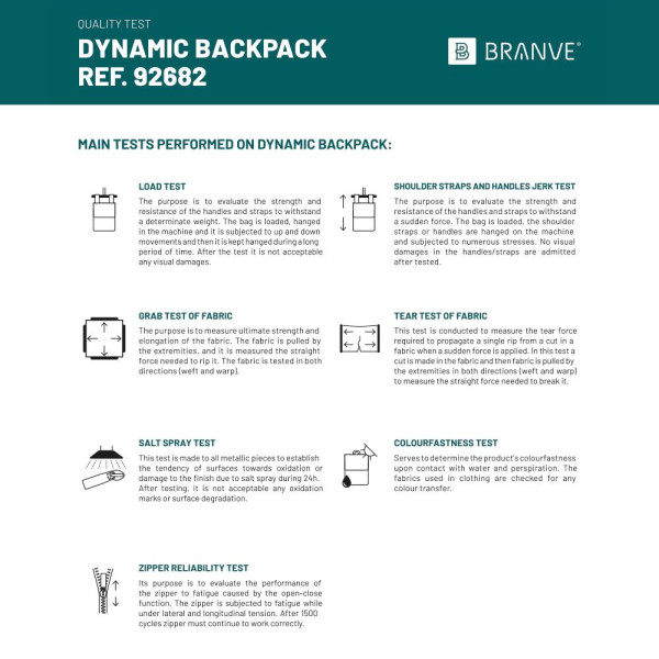 DYNAMIC BACKPACK I. Sac à dos 2 en 1 pour ordinateur portable 15.6 en polyester 1680D et nylon