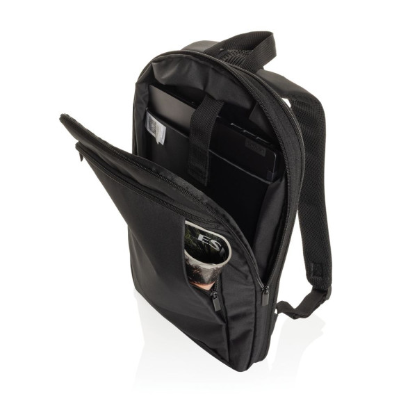 Sac à dos ordinateur 15,6 extensible en rPET Aware™ Flexpack - Accessoire professionnel durable et fonctionnel | BCM Goodies