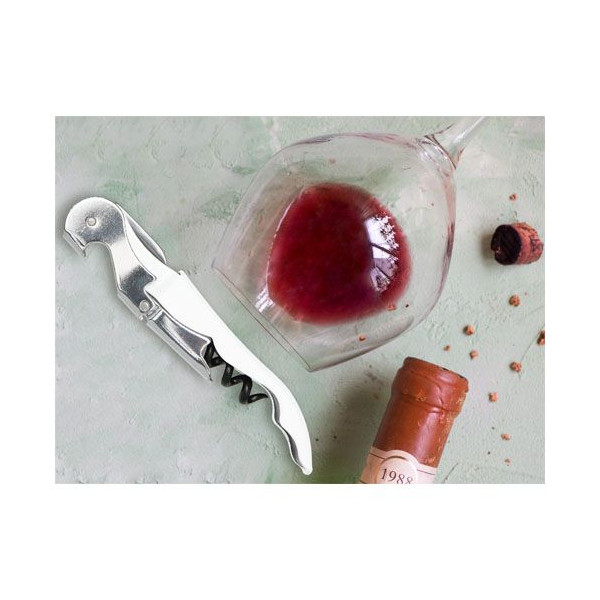 Sommelier Foxy en acier inoxydable personnalisable pour événements B2B - BCM Goodies