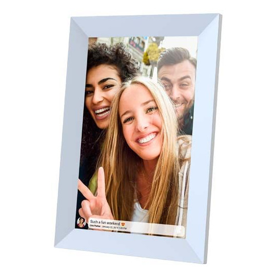 Cadre photo numérique 10 Prixton Prado Frameo avec Wi-Fi - 16 Go de stockage, écran IPS 10" Full HD 1 280 x 800, haut-parle