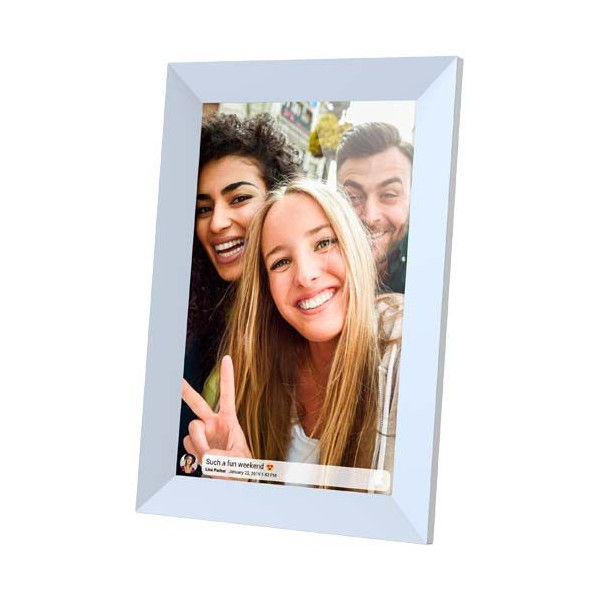 Cadre photo numérique 10 Prixton Prado Frameo avec Wi-Fi - 16 Go de stockage, écran IPS 10" Full HD 1 280 x 800, haut-parle