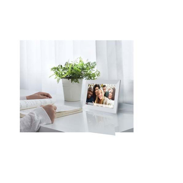 Cadre photo numérique 10 Prixton Prado Frameo avec Wi-Fi - 16 Go de stockage, écran IPS 10" Full HD 1 280 x 800, haut-parle