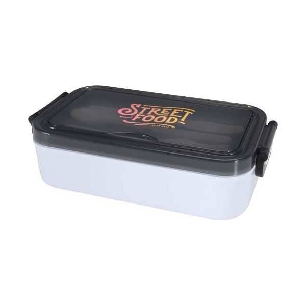 Lunch box et ensemble de couverts Snappy 1000 ml pour vos repas en déplacement - BCM Goodies