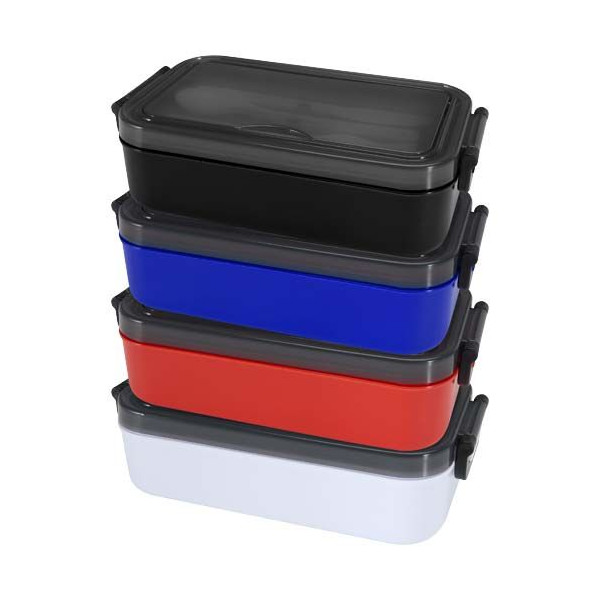 Lunch box et ensemble de couverts Snappy 1000 ml pour vos repas en déplacement - BCM Goodies