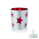 Bougie LED en PP dans un support en verre - Cadeau publicitaire personnalisable - BCM Goodies