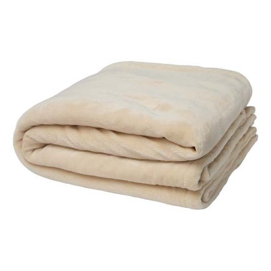 Couverture en polyester sherpa Ashen 100% recyclé GRS - Taille 126 x 152 cm