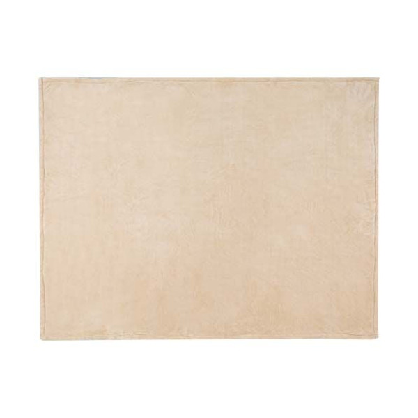 Couverture en polyester sherpa Ashen 100% recyclé GRS - Taille 126 x 152 cm