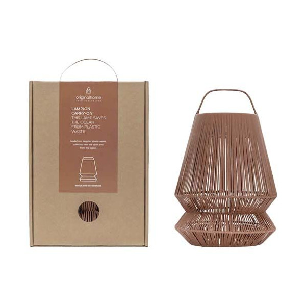 Lampion écoresponsable en plastique recyclé pour intérieur/extérieur - BCM Goodies