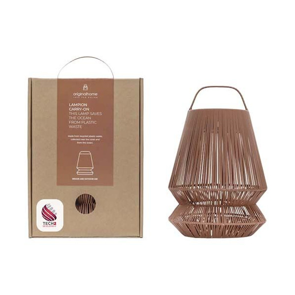 Lampion écoresponsable en plastique recyclé pour intérieur/extérieur - BCM Goodies