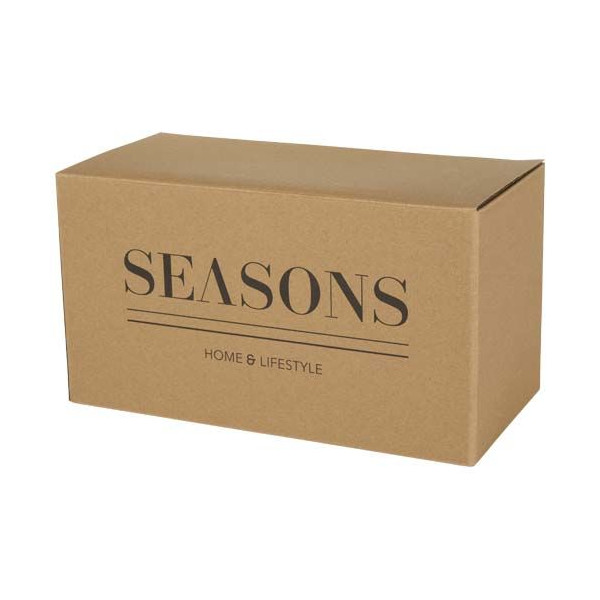Plateau de service en bois et tasses en verre Male - Finition mate - BCM Goodies