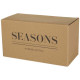 Plateau de service en bois et tasses en verre Male - Finition mate - BCM Goodies