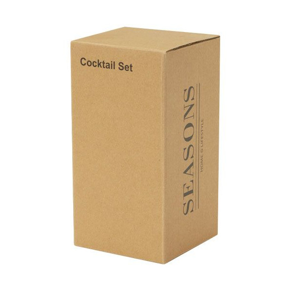 Shaker Gaudie en acier inoxydable recyclé pour cocktails - Accessoire durable et écologique