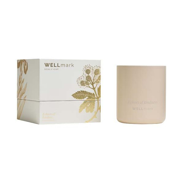 Bougie parfumée Wellmark 100% cire de soja - 3 parfums disponibles - Personnalisable
