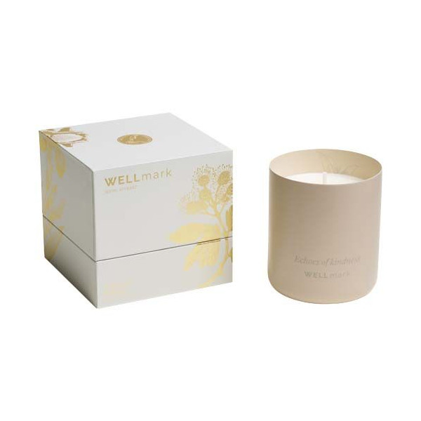 Bougie parfumée Wellmark 100% cire de soja - 3 parfums disponibles - Personnalisable