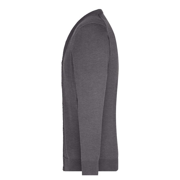 Cardigan homme en coton peigné - Maille tricotée - Col V - Personnalisable