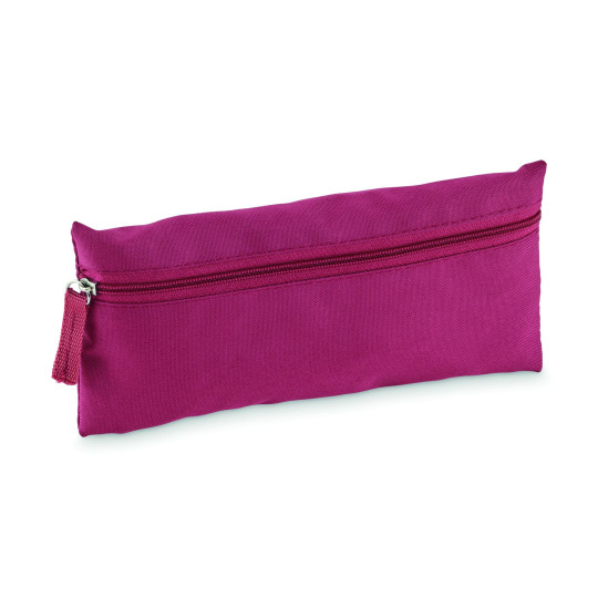 Trousse à crayons zippée en polyester RPET 300D - Objet publicitaire durable pour événements professionnels