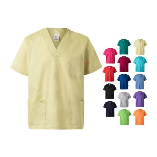 Tunique en sergé VL ILLAPA pour entreprise - Personnalisable avec logo - Polyester et coton - Coupe moderne - Qualité et durabil