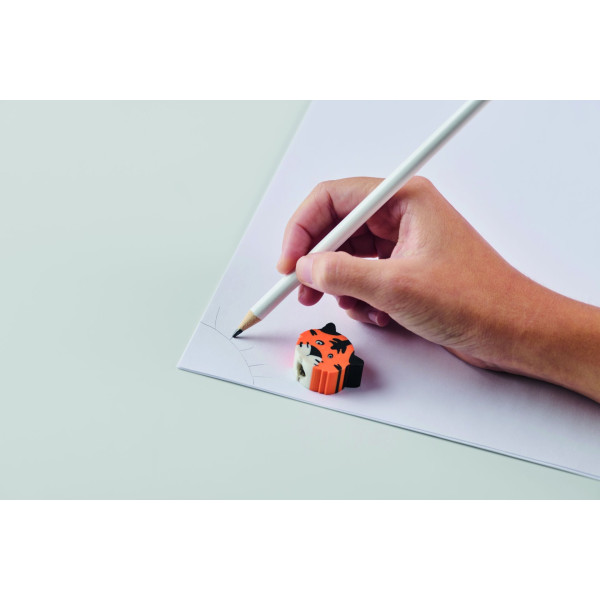 Crayon en bois avec gomme en forme d'animal pour entreprise et cadeaux - BCM Goodies