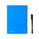 Carnet de notes réutilisable INFINITEBOOK PLAIN A5 pour professionnels - Personnalisable avec votre logo - Idéal pour événements