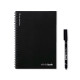 Carnet de notes réutilisable INFINITEBOOK PLAIN A5 pour professionnels - Personnalisable avec votre logo - Idéal pour événements