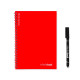 Carnet de notes réutilisable INFINITEBOOK PLAIN A5 pour professionnels - Personnalisable avec votre logo - Idéal pour événements
