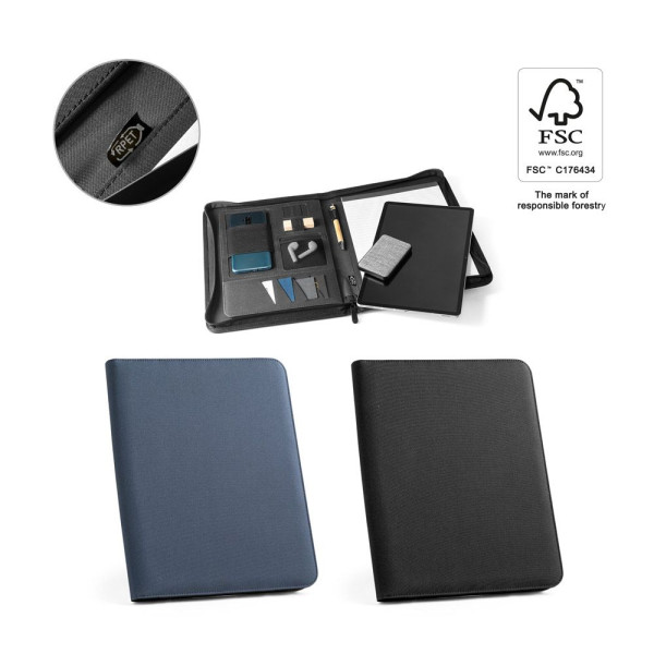 Porte documents écologique en polyester recyclé pour acheteurs et services RH - BCM Goodies