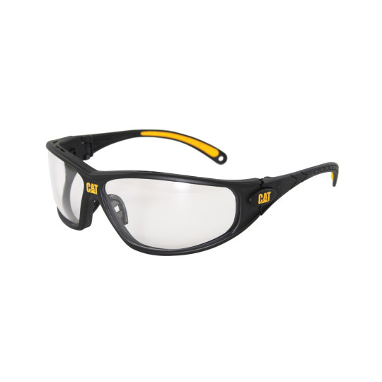Lunettes de protection personnalisables TREAD avec logo CAT – Accessoire B2B pour événements et communication d’entreprise