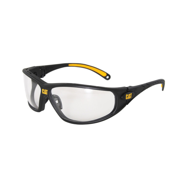 Lunettes de protection personnalisables TREAD avec logo CAT – Accessoire B2B pour événements et communication d’entreprise