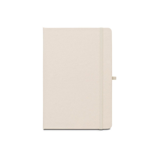 Cahier A5 en polyester recyclé personnalisable - BCM Goodies
