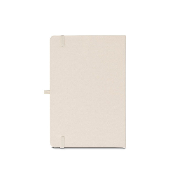 Cahier A5 en polyester recyclé personnalisable - BCM Goodies