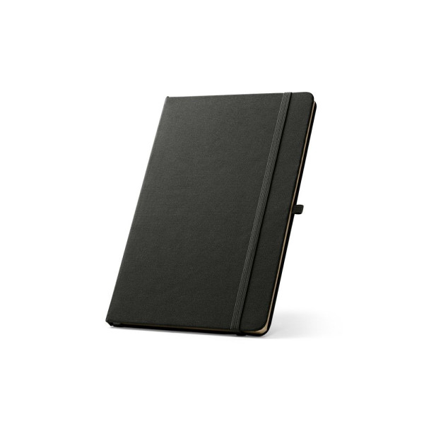 Cahier A5 en polyester recyclé personnalisable - BCM Goodies