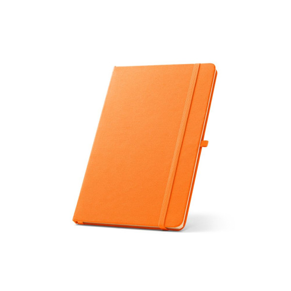 Cahier A5 en polyester recyclé personnalisable - BCM Goodies
