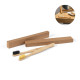 Brosse à dents personnalisable en bambou et nylon pour entreprises du secteur Personnel et voyages - BCM Goodies