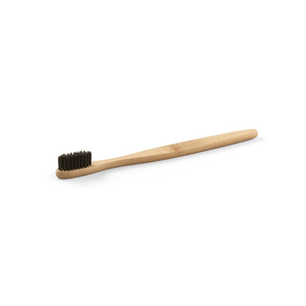 Brosse à dents personnalisable en bambou et nylon pour entreprises du secteur Personnel et voyages - BCM Goodies
