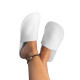 Chaussons de chambre unisexes en polyester personnalisables pour entreprises - BCM Goodies