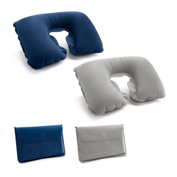 Coussin de voyage gonflable personnalisable pour professionnels en déplacement - BCM Goodies