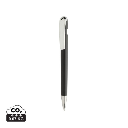 Stylo à bille avec clip en métal chromé - Accessoire publicitaire de qualité pour divers événements et occasions