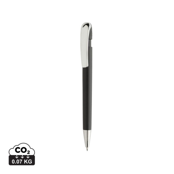 Stylo à bille avec clip en métal chromé - Accessoire publicitaire de qualité pour divers événements et occasions