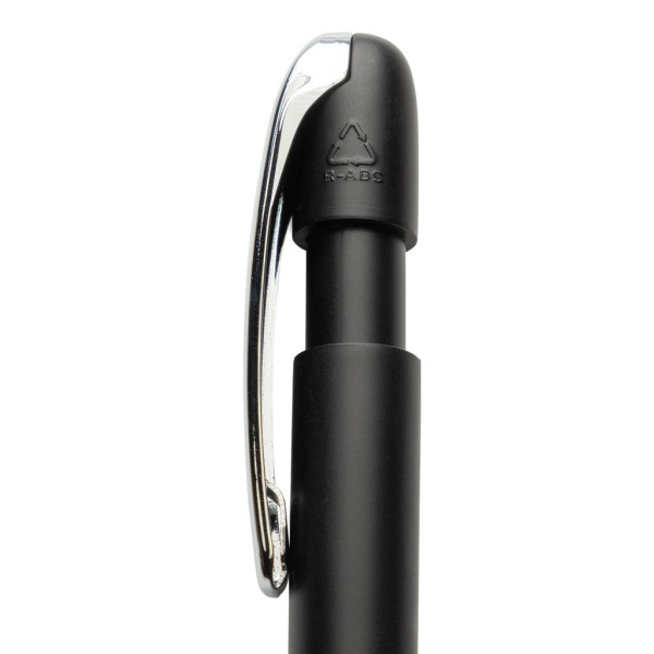 Stylo à bille avec clip en métal chromé - Accessoire publicitaire de qualité pour divers événements et occasions