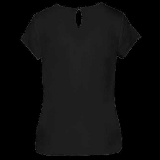 Blouse crêpe manches courtes femme personnalisable – Vêtement d’entreprise pour communication et événements professionnels