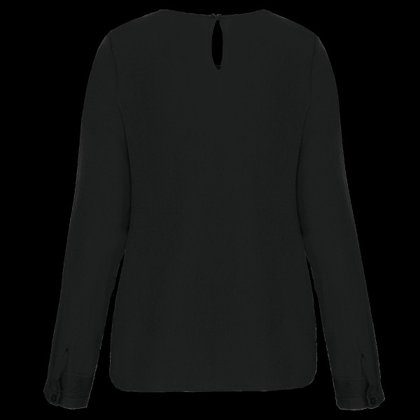 Blouse crêpe manches longues femme personnalisable – Vêtement d’entreprise et objet publicitaire BCM Goodies